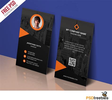 Business Card PSD Template PSD – PSDFreebies.com